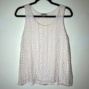 Via Signoria Top Womens Med. 100% Silk Italy Made Lined Fairy Old Money Luxury